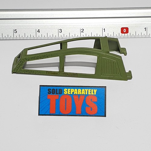 Vtg GI Joe Sky Hawk CANOPY original 1984 vehicle green part C - Picture 2 of 10