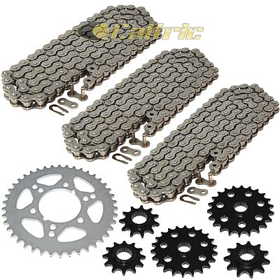 Drive Chain & Sprockets Kit for Polaris Trail Boss 250 4X4 1989 90 91 92 1993