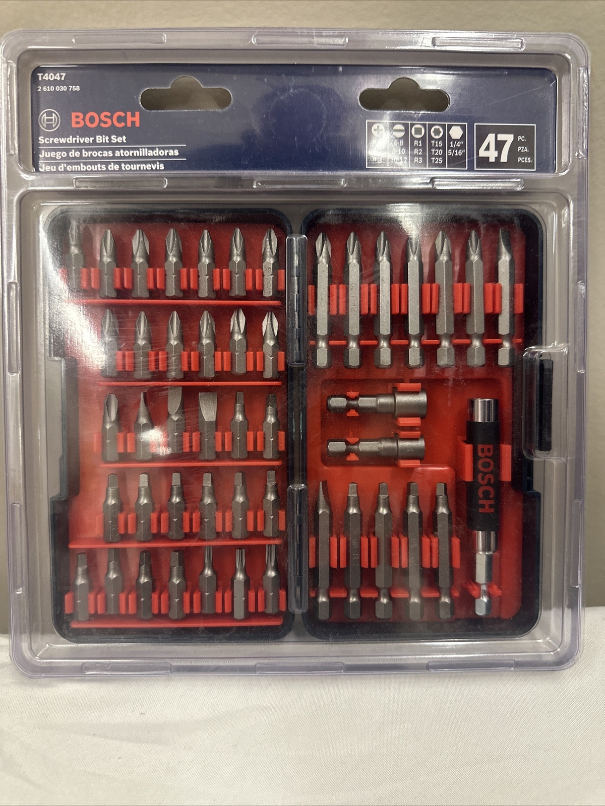 Bosch T4047 47Piece Screwdriver Bit Set eBay