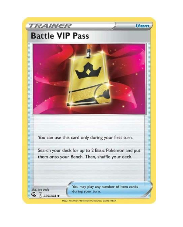 Pokemon - Battle VIP Pass - 225/264 - Fusion Strike - NM/M
