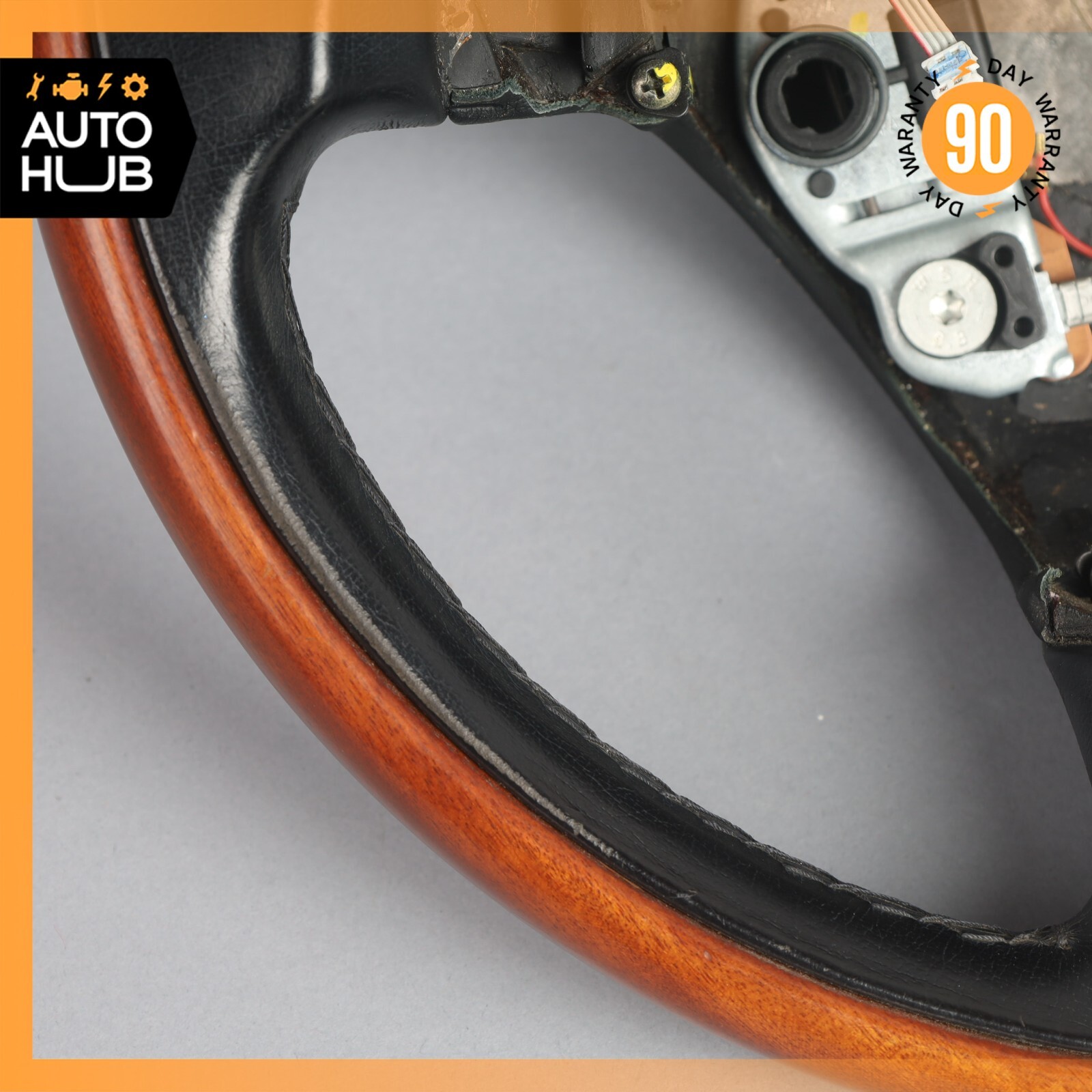 03-13 Maserati Quattroporte M139 Steering Wheel Mahogany Wood Black OEM 79k