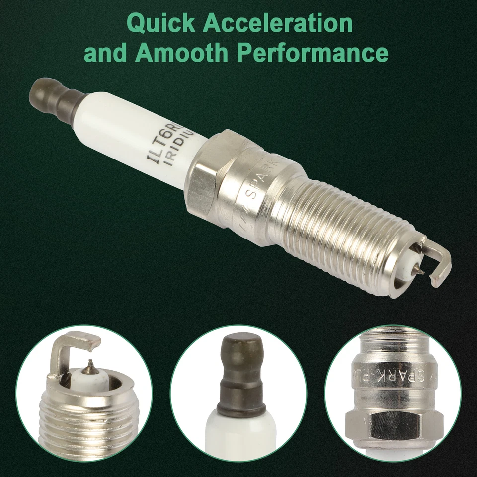8x bujías de iridio y platino para Ford Mustang 2015-2018 5,2 L V8 Foto 2 de 4