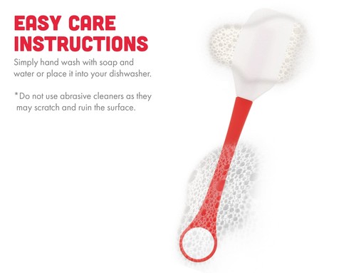 2-in-1 Cookie Scoop and Spatula in One Dishwasher Safe - Picture 6 of 7