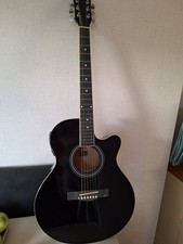 MaxMusic Electro Acoustic Guitar Black