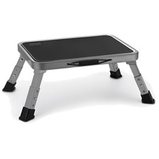 Multi-Purpose Foldable Step Ladder with Thick Rubber Feet - 330lbs Capacity