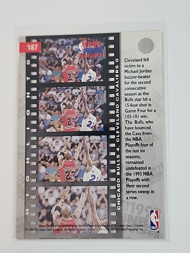 Elegant 1993 Nba Playoffs Highlights Card Pictures