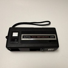 Kodak Tele Instamatic 608 Black Vintage Film Camera Made in USA
