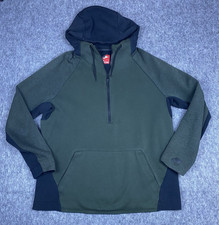 Nike Tech Fleece Men's Air Max Track Hoodie Half Zip Green Side Zip Size Large