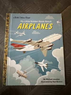 My Little Golden Book about Airplanes by Michael Joosten (2019, Hardcover)