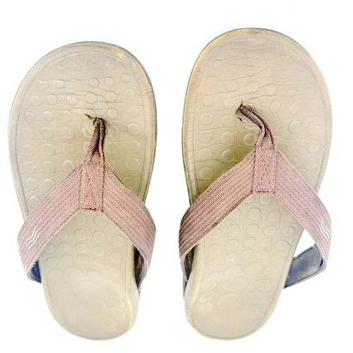 Vionic Flip Flop Sandals Mens 11 Brown Orthotic Thong Supportive Comfort Beach - Afbeelding 7 van 11