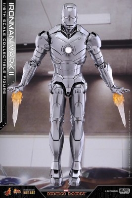Hot Toys HT MMS431D20 1/6 Iron Man MARK2 MK2 Action Figure Deluxe