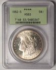 1882 S MORGAN Silver Dollar **PCGS MS63** FREE SHIPPING! G2072
