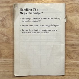 Sega Master System - Alex Kidd in Miracle World - Game, Box & Catalog Manual