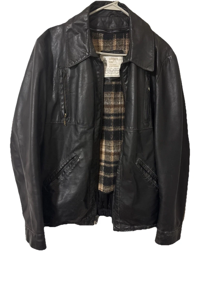 London Fog Leather Jacket products for sale | eBay