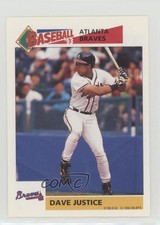 1993 Panini Album Stickers David Justice #187 fm0