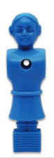 Foosball Figure Soccer Queen Blue