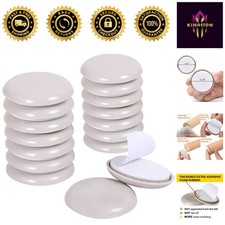 Protect Your Floors with 2-1/8" Round Self-Stick Furniture Sliders - 16 Pack