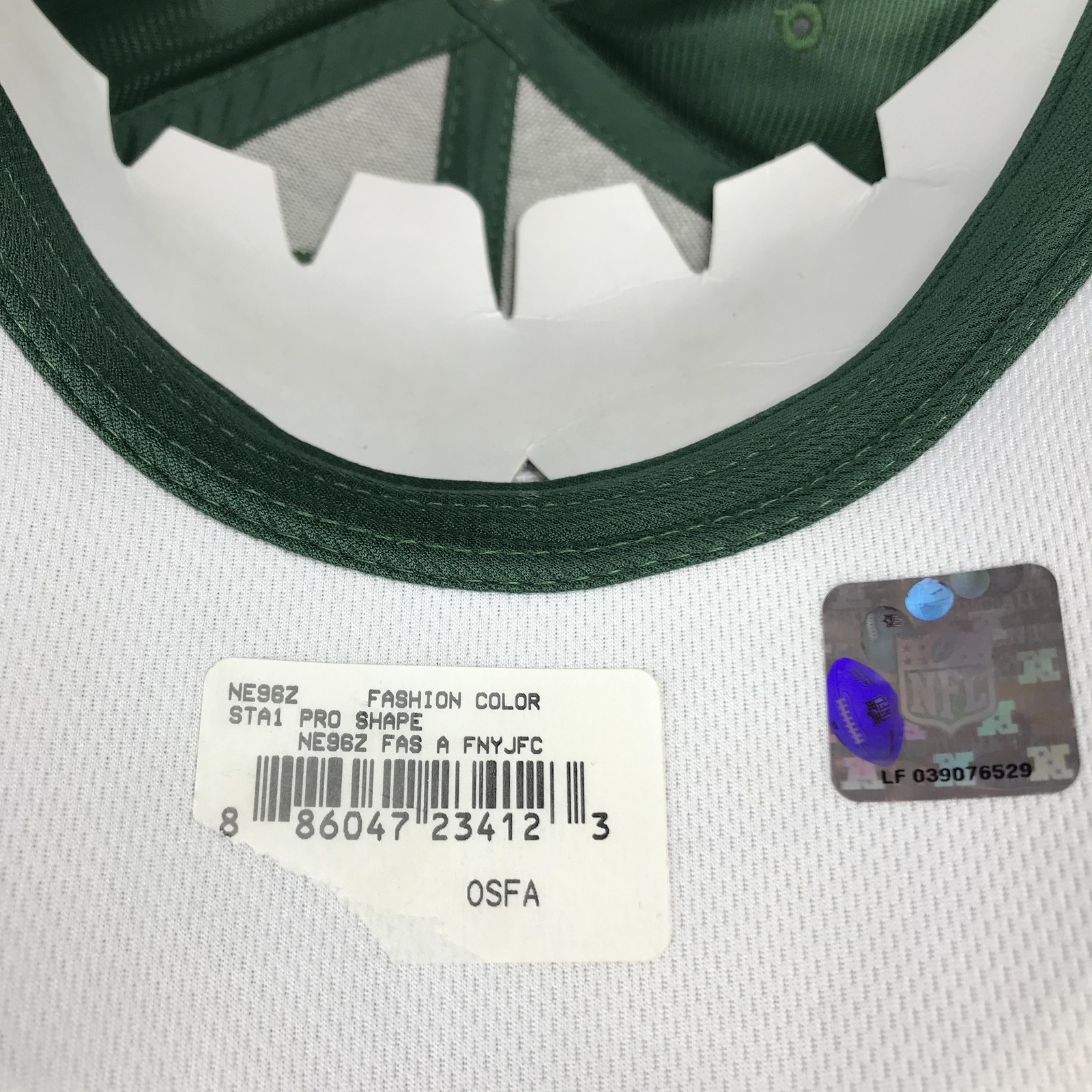 New York Jets Hat Cap Strap Back Mens One Size Green Pink NFL Football Reebok thumbnail 12