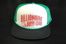 [851-6800] NEW MEN BBC BILLIONAIRE BOYS CLUB BB CURVE TRUCKER SNAPBACK HAT BLACK