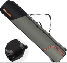 DAUSROOB Snowboard Bag Reinforced Double Padding Ski Premium 1680D 164CM-Grey