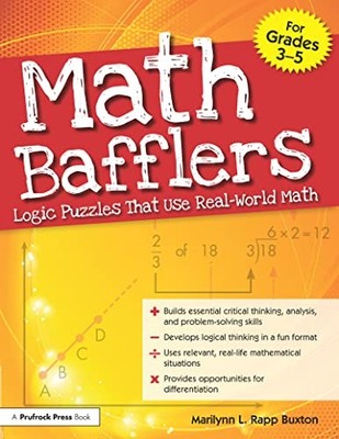 Math Bafflers Buch 1: Logikrätsel, die reale Mathematik verwenden von Marilynn Rapp B