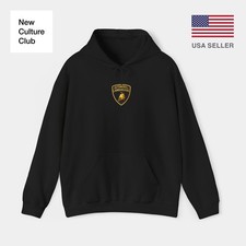 Lamborghini Classic Italian V12 Supercar Emblem Tee Hoodie Print Small Design