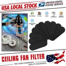 Ceiling Fan Filters - Charcoal Ceiling Fan Filters Carbon for Blades - 10pcs New