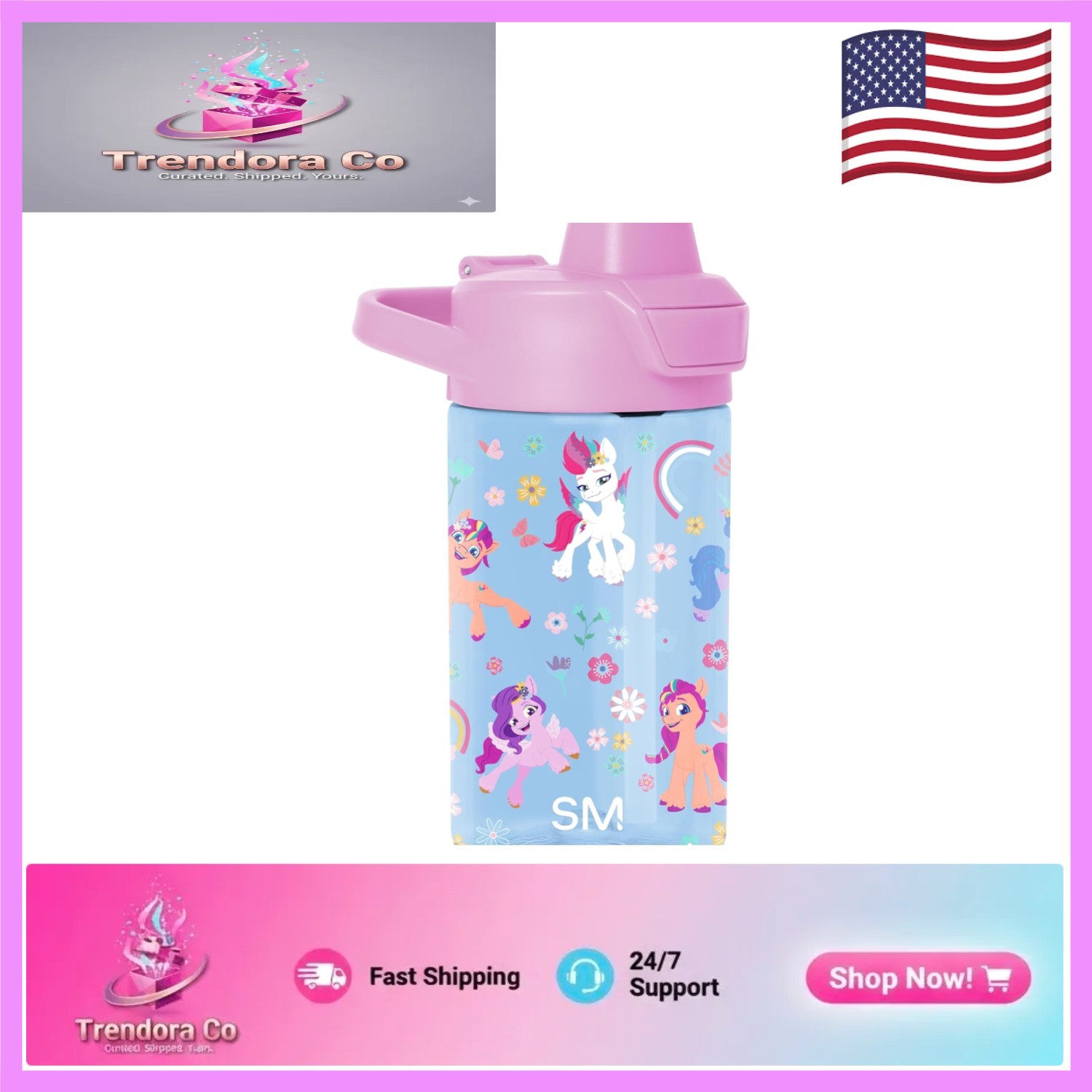 - 12 Oz With Leak Proof Straw For Toddlers