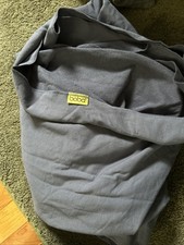 Boba Classic Baby Wrap Carrier Organic Cotton Dark Blue Newborn