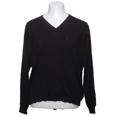 Cortefiel, Pullover, Größe: XL, Schwarz, Acryl/Merinowolle, Einfarbig #YuJ