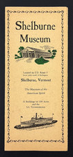 1974 Shelburne Museum Vermont Village Guide M...
