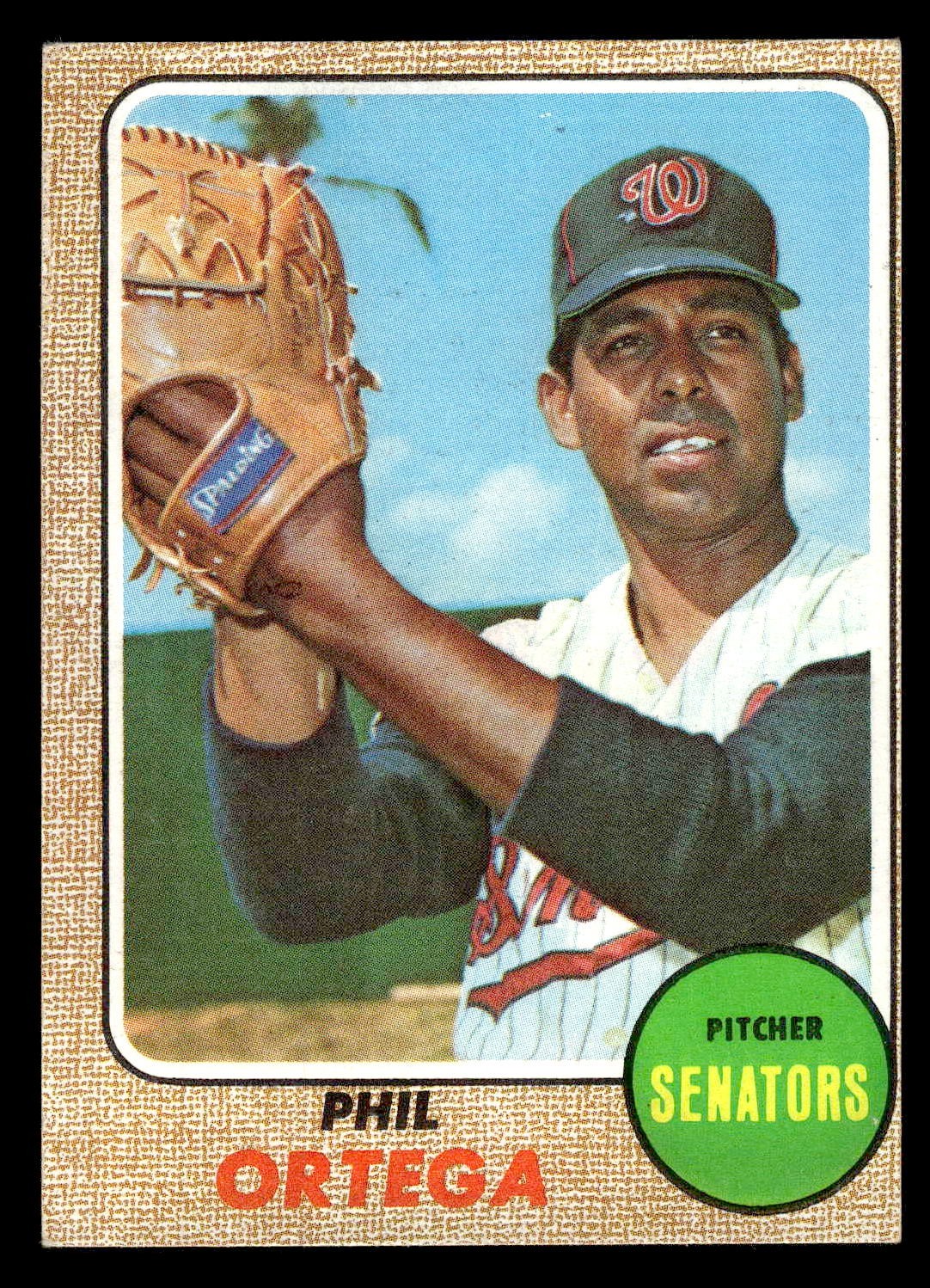 1968 Topps #595 Phil Ortega - VG-VGEX *TedsCardShack*