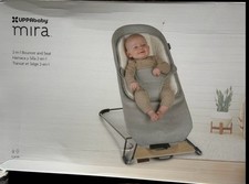 UPPAbaby Mira 2-in-1 Bouncer and Seat Charlie Sand Melange NEW Open Box