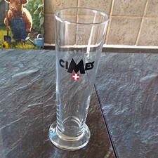 CIMES Pilsner Beer Glass 0.25L Glass Pint Beer Glass for Lager/Weissbeer
