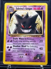 Sabrina's Gengar 29/132 Gym Challenge Non-Holo Rare Vintage Pokemon - MP/LP on eBay