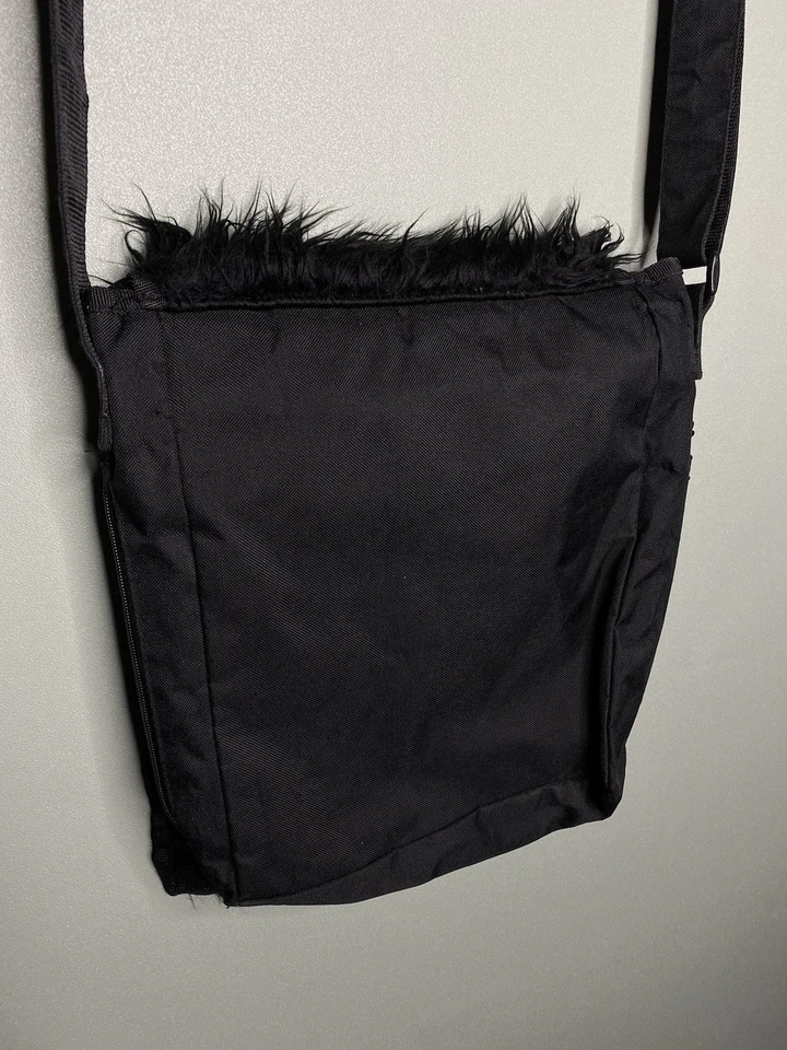 Vtg Y2k 2004 Ruby Gloom Fluffy Messenger Bag Hot Goth Emo Black Rare - Image 4 of 4