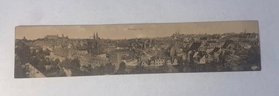 Antique Panoramic Post Card Nurnburg Germany