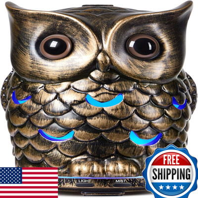 Alieye Ceramic Essential Oil Diffuser 200Ml Handcrafted Ceramic Owl Ultrasonic
