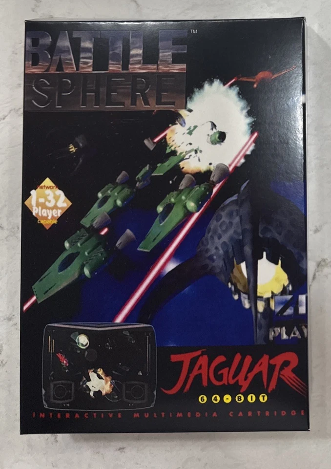 Atari Jaguar BattleSphere Battle Sphere 4PLAY CIB Completo y Superpuesto Foto 2 de 4