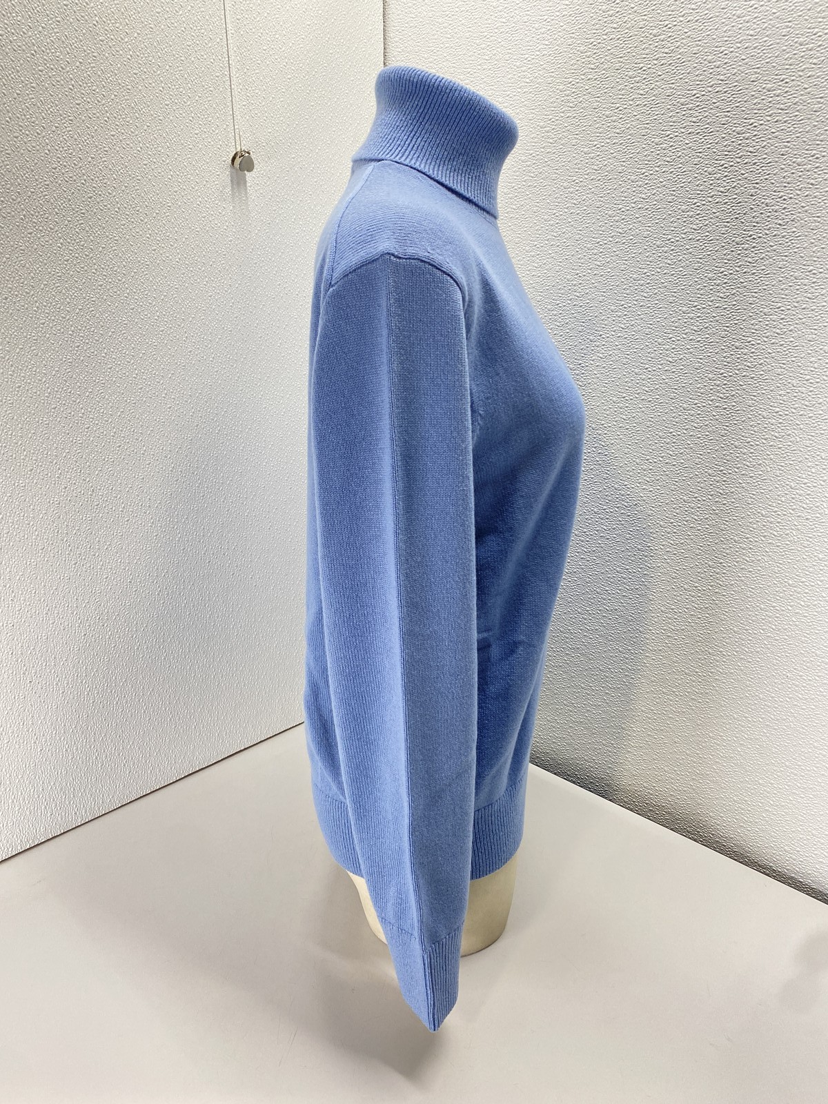 Michael Kors Womens Soft Cashmere Turtleneck Sweater Size M Lake Blue thumbnail 10