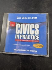 Civics In Practice: Principles Of Government And Economics Quiz Game Cd-Rom
