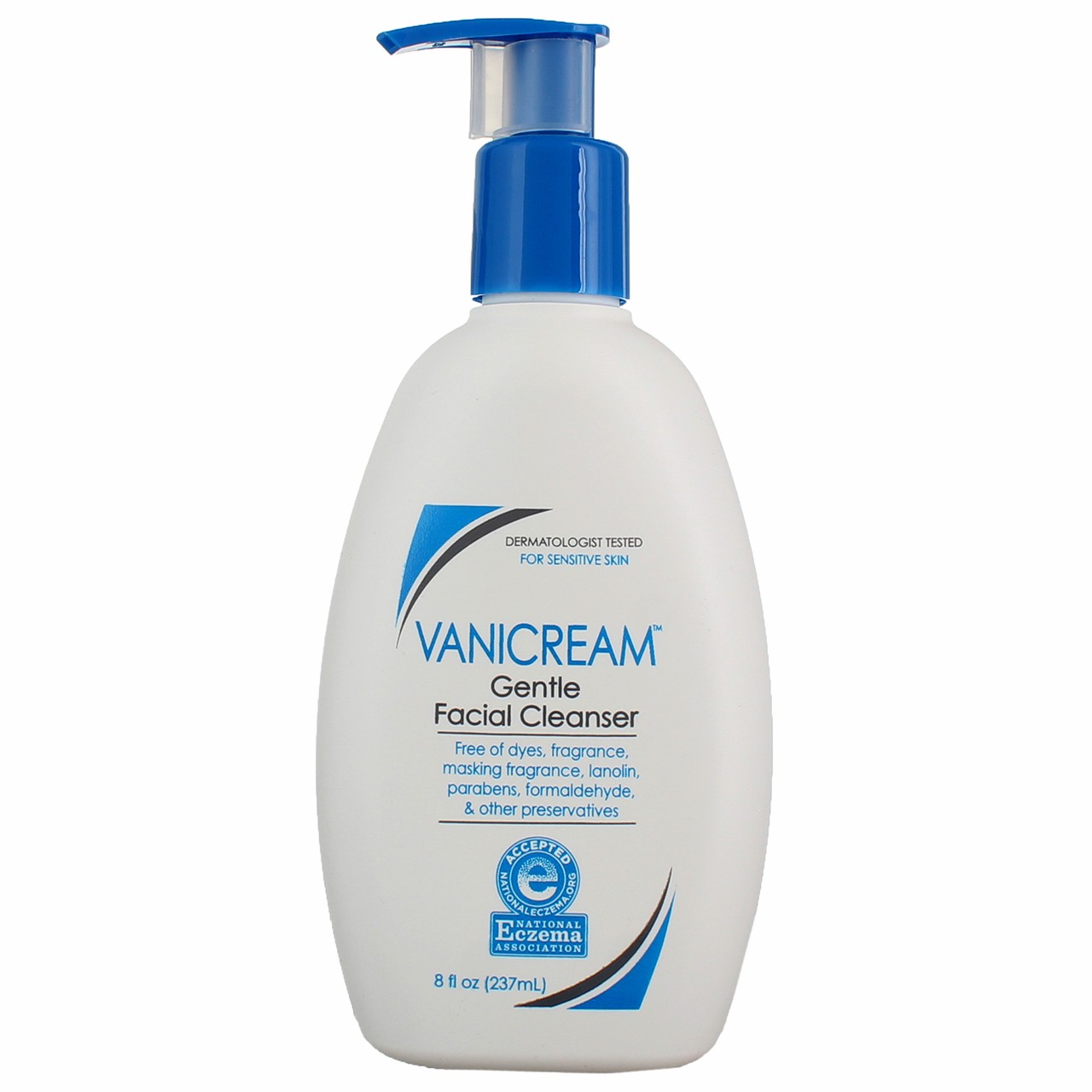2 Pack Vanicream For Sensitive Skin Gentle Facial Cleanser, 8 fl oz