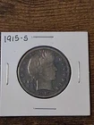 1915 S BARBER HALF DOLLAR **SILVER **