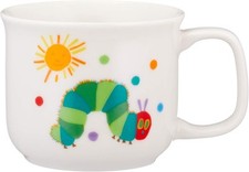 New Ippinsha Mug 180ml Children's Tableware White The Very Hungry Caterpillar