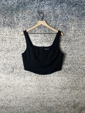 Aritzia TEN by Babaton Elevate Bustier Top Black Size Large