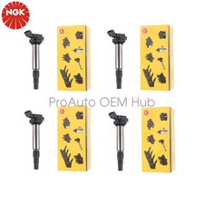4 X Ngk U5145 Oem Ignition Coils For Toyota Corolla 2009-2017 Prius 2010-15 1.8l