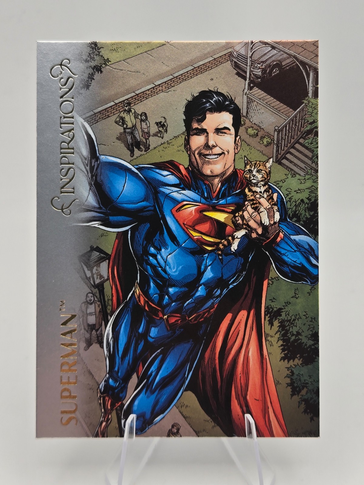 2026 Upper Deck Inspirations World DC Superman 10 Matte Foil Gold