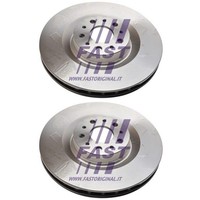 2X Fast Bremsscheiben 305Mm BelÜFtet Vorne Passend FüR Fiat 500L Doblo Opel