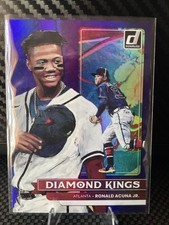 2022 Panini Donruss - Diamond Kings Ronald Acuña Jr. #16 Holo Purple
