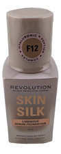 Revolution Skin Silk Serum Foundation F12 for Tan Skin Tones
